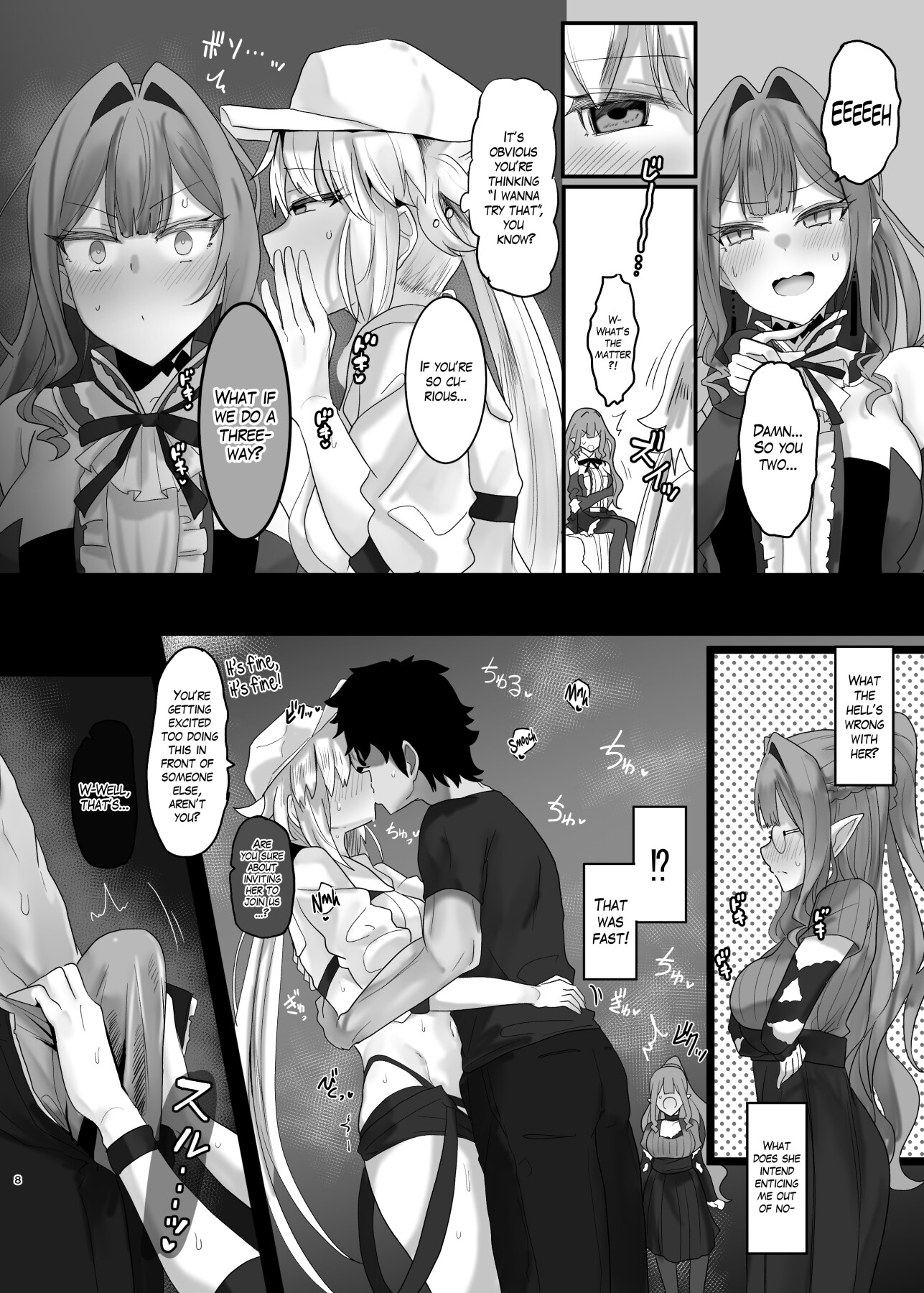Hentai Manga Comic-Wanna Do a Three-Way?-Read-5